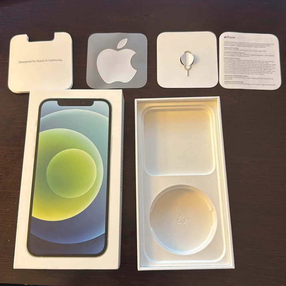 BOX only! Apple iPhone 12 box with logo sticker